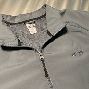 C9 by Champion Gray Zip Front Windbreaker Size M